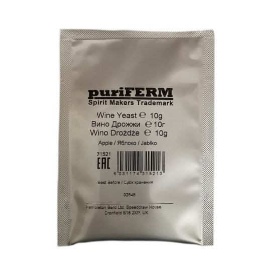 Puriferm Wine Yeast 23 litres - Click Image to Close