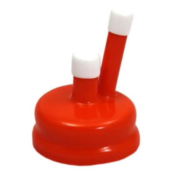 Carboy Rubber Cap 40mm with 9mm hole - Click Image to Close