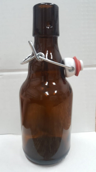 Fliptop Bottle 330ml STEINIE Brown (Includes Fliptop) 20 Pack - Click Image to Close