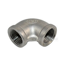90 Degree Inner Threaded Elbow - 1/2 Inch NPT - Click Image to Close