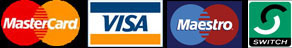 Secure Visa/MasterCard/Maestro/SWITCH/Credit Card by Realex