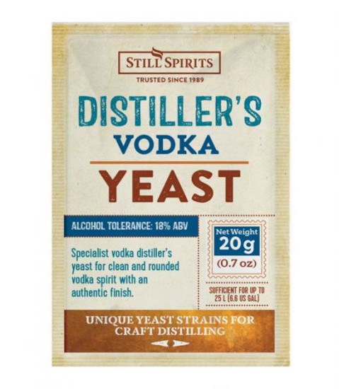 Distillers Yeast Vodka 20g - Click Image to Close