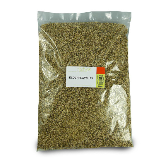 Large Dried Elderflowers 500g - Click Image to Close