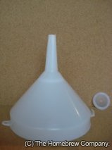 Plastic Funnel 30cm - With fine mesh strainer - Click Image to Close