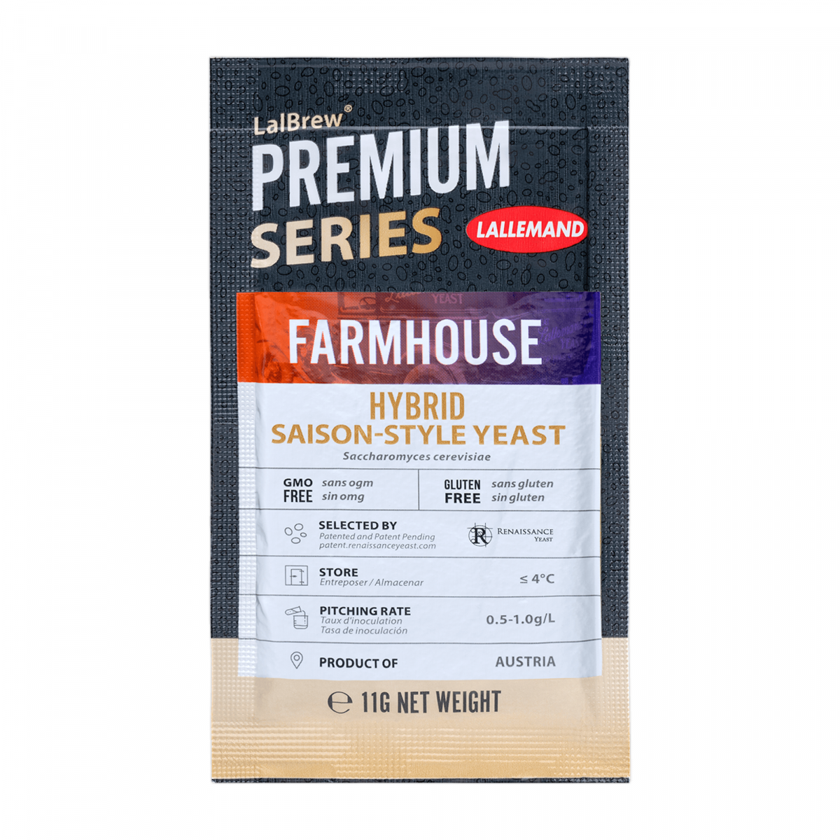 Lallemand Farmhouse Beer Yeast 11g BB 10/23 - Click Image to Close