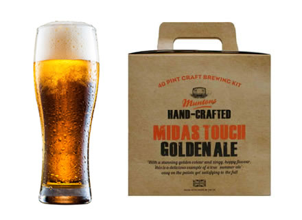Hand Craft Range Midas Touch 3.6Kg 40 Pints 5.0% ABV Recommended - Click Image to Close