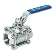 1/2" NPT Stainless Steel 3 Piece Ball Valve