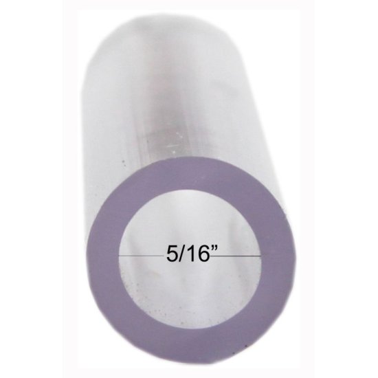 Polythene Tubing Clear 5/16" I. D. (8 x 11mm) per meter