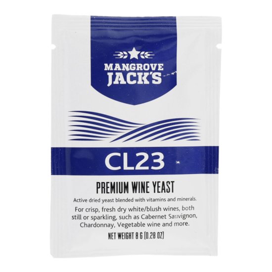 Mangrove Jacks Wine Yeast - CL23 8g (All Purpose) - Click Image to Close