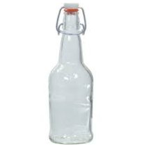 Clear Swing Top Bottles Glass 500ml (12 Pack) Includes Swing Top
