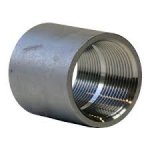 SS Full Coupler - 1/2 inch NPT x 1 inch Long