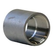 SS Full Coupler - 1/2 inch NPT x 1 inch Long