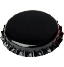 Crown Caps Black (100)