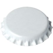 Crown Caps White (100)