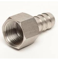 SS 1/2 Inch Barb x 1/2 Inch Female NPT