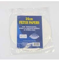 Harris 24 cm Vinbrite Filter Paper 25s