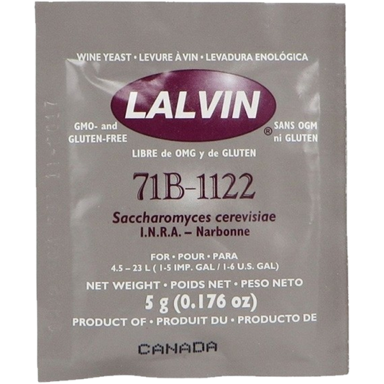 Lalvin Nouveau 71B-1122 5g (Rose and Whites) Best Before 06/24