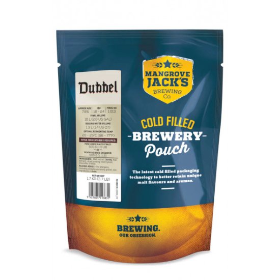 Mangrove Jack's Traditional Series beer kit - Dubbel BB 09/25 Mangrove Jack's Traditional Series beer kit - Dubbel BB 09/25