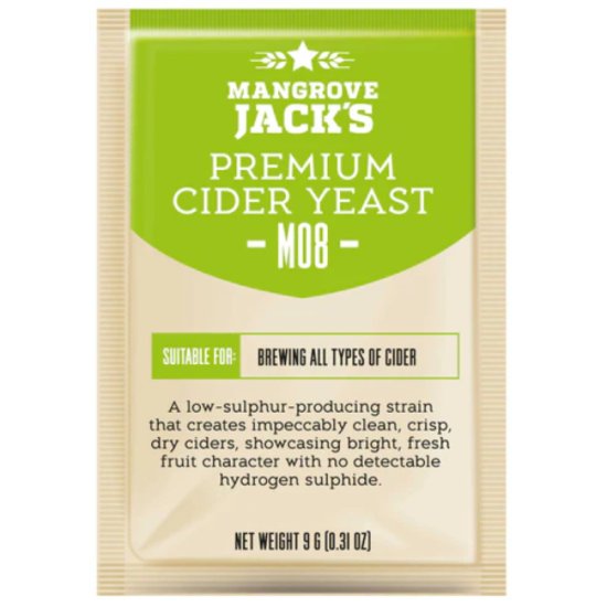 Mangrove Jacks Premium Cider Yeast - M08 - Cider Yeast - 9 g Mangrove Jacks Premium Cider Yeast - M08 - Cider Yeast - 9 g
