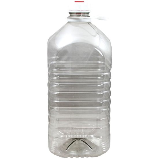 1 gallon PET DemiJohn with Cap and Grommet - Click Image to Close