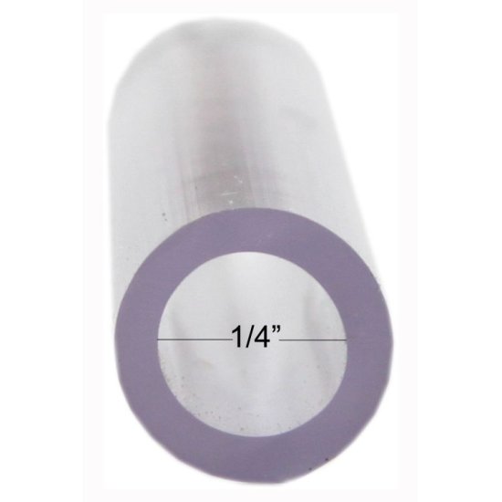 Polythene Tubing Clear 1/4" I.d. (6 x 8mm) - per metre - Click Image to Close