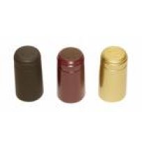 Shrink Capsules Green with Gold Band (30 Pack)