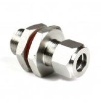 SS HERMS Bulkhead 1/2" Male NPT x 1/2" Compression