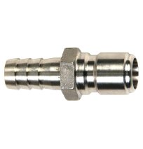 Stainless Steel Male Quick Disconnect 3/8" Barbed