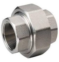 SS Union 1/2 Inch NPT Female x 1/2 Inch NPT Female