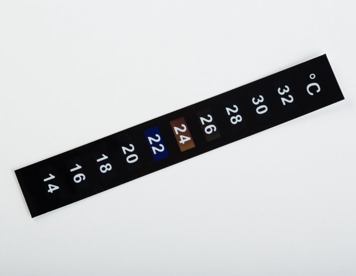 Large Self Adhesive Liquid Crystal Thermometer (10 to 40 oC)