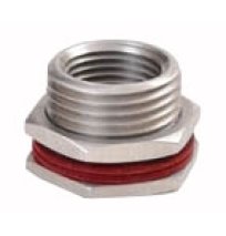 Thru-Wall Bulkhead Fitting - SS (1/2" Female NPT)