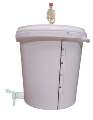 33 Litre Fermentation Vessel, with Tap, Airlock & Bung