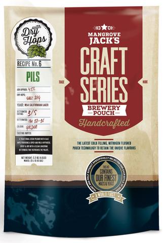 Mangrove Jack's Craft Series Pilsner - With Dry Hops (SAAZ) 2.5kg (40 Pints) Recipe No.6