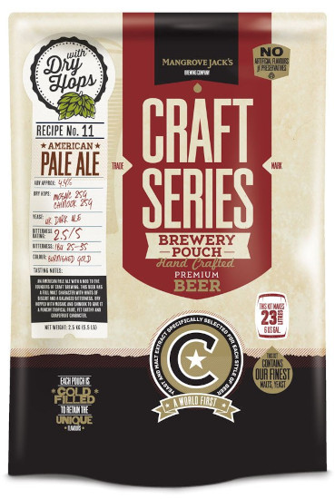 Mangrove Jack's Craft Series American Pale Ale with Dry Hops - 2.5kg (40 Pints) Recipe No.11 - Click Image to Close