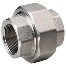 SS Union 1/2 Inch NPT Female x 1/2 Inch NPT Female - Click Image to Close