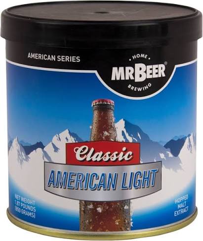 Mr Beer American Light Lager 2 Gallon BB 08/15 Mr Beer American Light Lager 2 Gallon BB 08/15