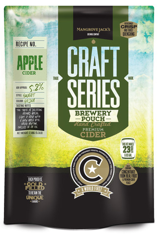 Mangrove Jacks Apple Cider (Makes 40 Pints) 2.4kg Recipe No.1 - Click Image to Close