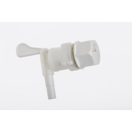 Plastic Tap With Sediment Reducer Attached