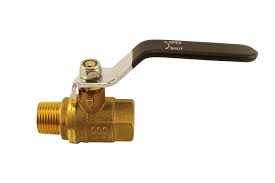 Brass Ball Valve -1/2" MPT - Click Image to Close