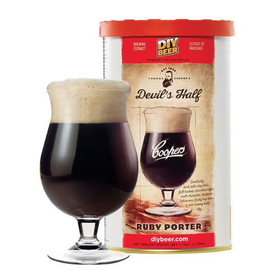 Coopers Devil's Half Ruby Porter 1.7kg - Click Image to Close