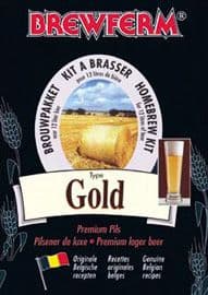 Brewferm Gold (2.6Gall) Euro Lager Beer Kit BB 07/19 Brewferm Gold (2.6Gall) Euro Lager Beer Kit BB 07/19