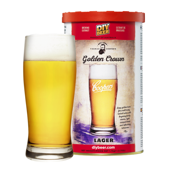 Coopers Golden Crown Lager 1.7Kg