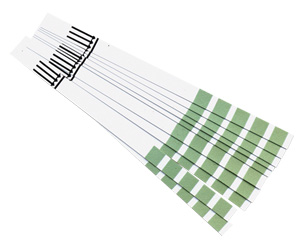 Hardness-strips for water, 10 strips