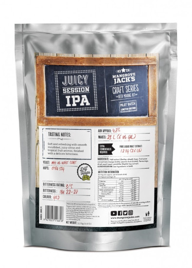 Mangrove Jack's Craft Series Juicy Session IPA - 2.2kg (40 Pints)