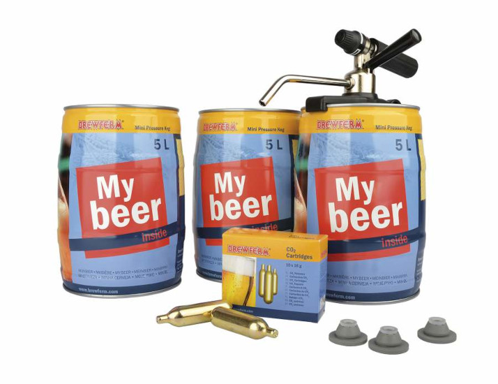 Mini Keg Starter Kit Brewferm with Party Star Deluxe - Click Image to Close