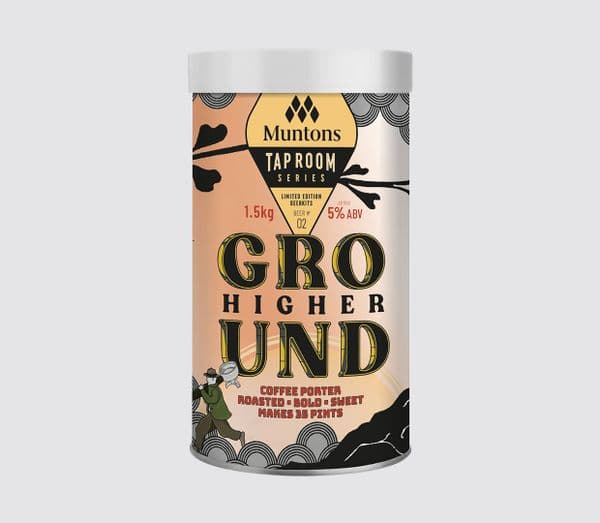 Muntons Taproom Higher Ground Coffee Porter (Makes 35 Pints) BB 04/24 Muntons Taproom Higher Ground Coffee Porter (Makes 35 Pints) BB 04/24