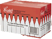 Coopers oxygen barrier plastic bottles 500ml + Caps (24 pack)