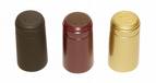 Shrink Capsules Green with Gold Band (30 Pack) - Click Image to Close