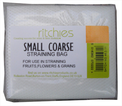 Ritchies Small Coarse Straining Bag - Click Image to Close